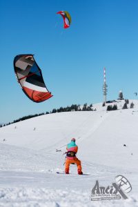 Snowkiten in Duitsland